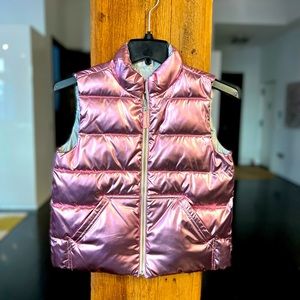 J. Crew Crewcuts Rose Metallic Vest Size 10